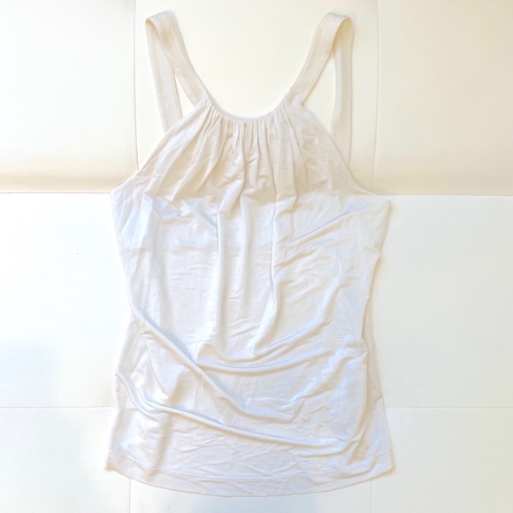 Versace Tops - VERSACE White Sleeveless Blouse Sz 44